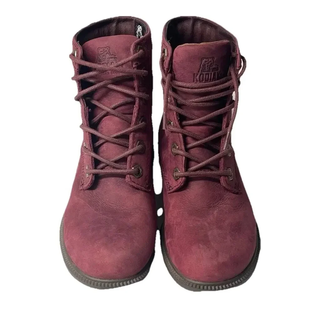 Kodiak Canada's Boots‎ Waterproof Red Suede Leather Women’s Sz US 5 Gorpcore